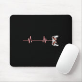 Heartbeat Cool Videogame Controller voor nerdy spe Muismat (Met muis)