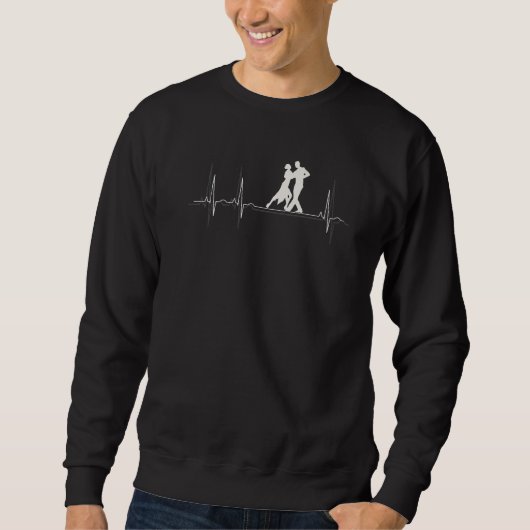Heartbeat Dance Ik hou van dansen Trui (Voorkant)