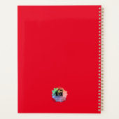 Heartbeat Design Abstracte kunst Planner (Achterkant)