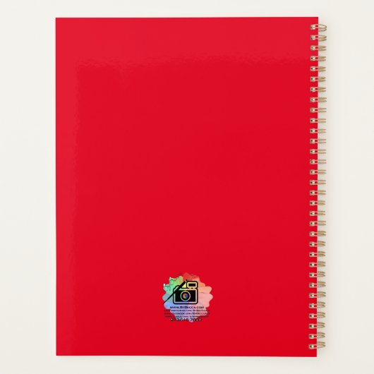 Heartbeat Design Abstracte kunst Planner (Achterkant)