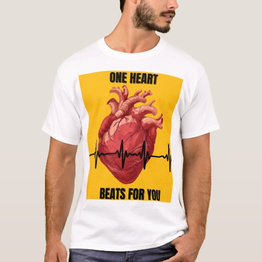 Heartbeat Design T-shirt (Voorkant)