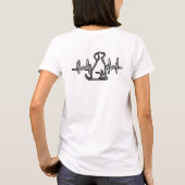 Heartbeat Dog T-shirt (Achterkant)
