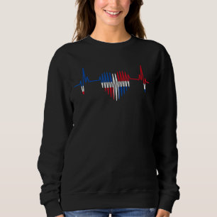 Heartbeat Dominicaanse Republiek Vlag Dominicaanse Trui