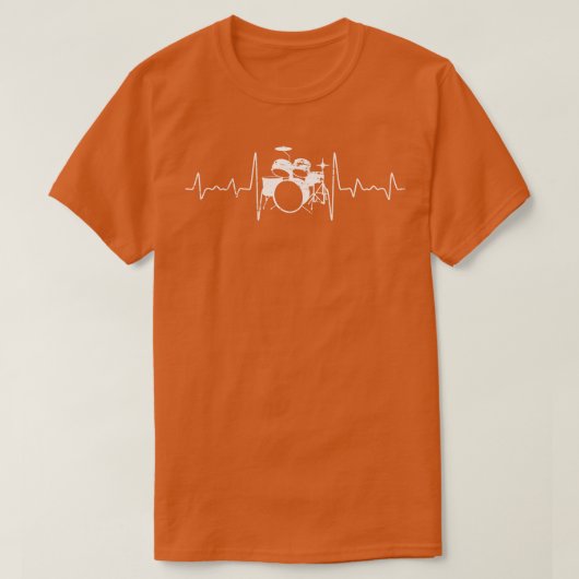 Heartbeat Drums T-shirt (Design voorkant)
