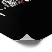 Heartbeat ECG Shuttle Badminton Player Shuttle Poster (Hoek)
