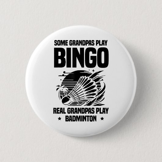 Heartbeat ECG Shuttle Badminton Player Shuttle Ronde Button 5,7 Cm (Voorkant)