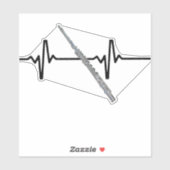 Heartbeat Flute Sticker (Vel)
