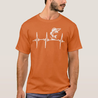 Heartbeat For Zander And Predator Sport Fishing re T-shirt