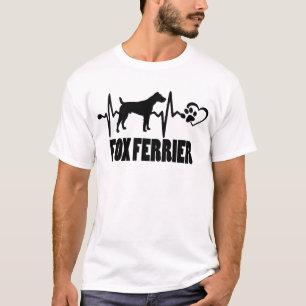 Heartbeat - Fox Terrier - Hond Beste Vriend T-shirt