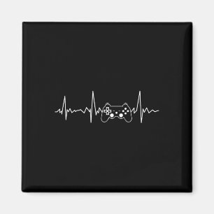 Heartbeat Grappig Videogame Cadeau Boys Mannen Gam Magneet