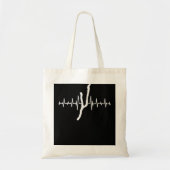 Heartbeat Keuka Lake - Vingermeren - Gifts - Lake  Tote Bag (Voorkant)