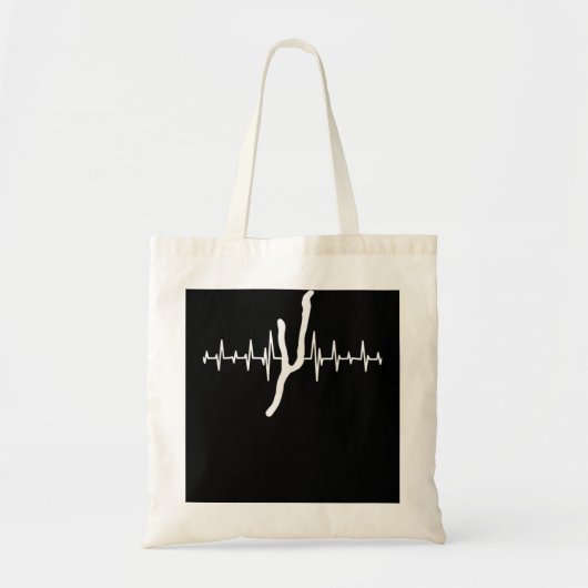 Heartbeat Keuka Lake - Vingermeren - Gifts - Lake  Tote Bag (Voorkant)