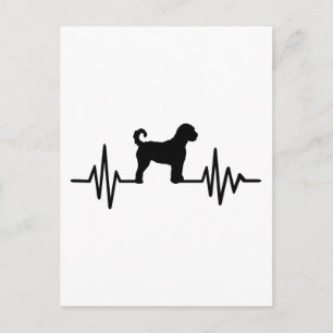 Heartbeat Labradoodle Briefkaart