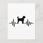 Heartbeat Labradoodle Briefkaart (Voorkant)