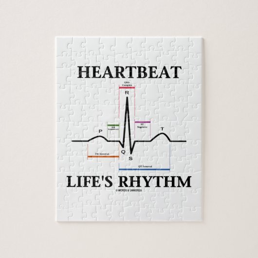 Heartbeat Life's Rhythm (ECG/EKG) Legpuzzel (Verticaal)