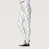 Heartbeat My Internal Music ECG EKG Sinus Rhythm Leggings (Links)