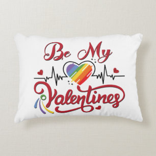 Heartbeat pride Heart, Mijn valentijn Accent Kussen
