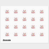 Heartbeat pride Heart, Mijn valentijn Ster Sticker (Vel)