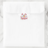 Heartbeat pride Heart, Mijn valentijn Ster Sticker (Tas)