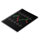 Heartbeat Pulse Crypto van de handelaar Notitieboek (Linkerzijde)