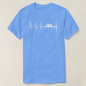Heartbeat Rowing Rower Team Coach Cool Shirt Gift (Design voorkant)