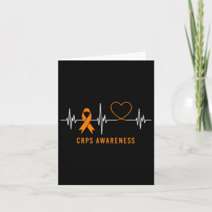 Heartbeat RSD CRPS Awareness Month Sinaasappel Rib Kaart