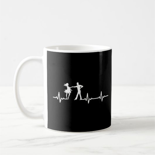 Heartbeat Salsa Cuba Cuban Dance Koffiemok (Links)