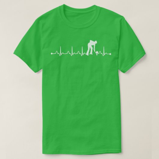 Heartbeat Shirt Curling Heartbeat Gift (Design voorkant)