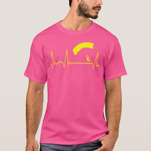 Heartbeat Skydiving T-shirt (Voorkant)