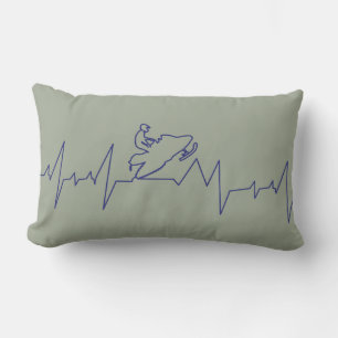 Heartbeat-Snowmobile Kussen