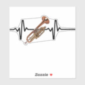 Heartbeat Trumpet Sticker (Vel)