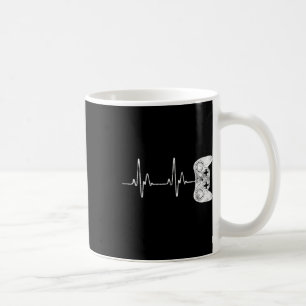 Heartbeat Videogame Lover Shirt Koffiemok