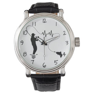 Heartbeat voor forelvisserij horloge