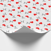 Heartbeat Wrapping Paper Cadeaupapier (Hoek)