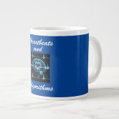 "Heartbeats and Algorithms" futuristische liefde Grote Koffiekop (Voorkant rechts)