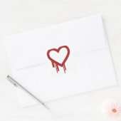 Heartbleed Bug 2014 - Hoge kwaliteit Vierkante Sticker (Envelop)