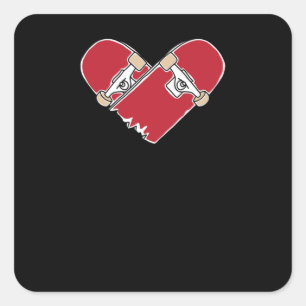 Heartboard Vierkante Sticker