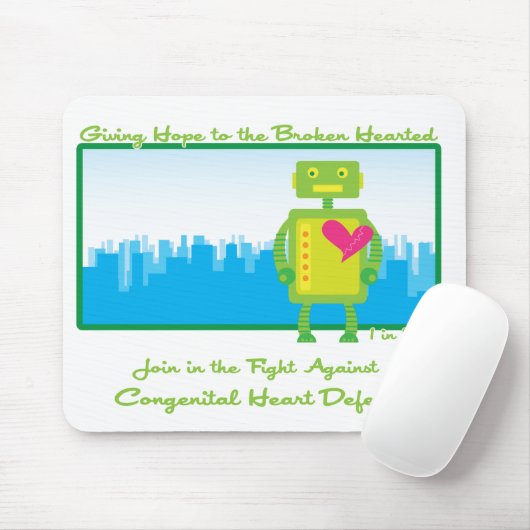 HeartBot MousePad Muismat (Met muis)