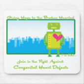HeartBot MousePad Muismat (Voorkant)