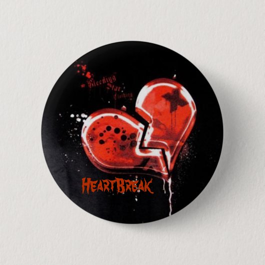 HeartBreak Ronde Button 5,7 Cm (Voorkant)