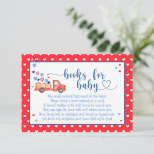 Heartbreaker Baby shower Book Insert Informatiekaartje