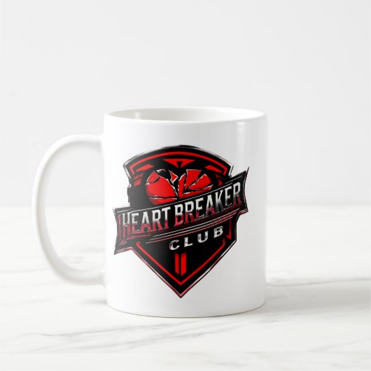 Heartbreaker Club Mug – Bold Valentine Gift Koffiemok (Links)