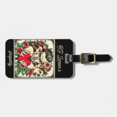 Heartbreaker en vrouwen Tattoos op kunst geïnspire Bagagelabel (Voorkant horizontaal)