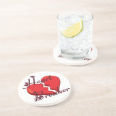 Heartbreaker Funny Valentijn Zandsteen Onderzetter (Zijkant)