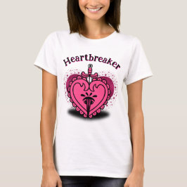 Heartbreaker Pink Heart Custom T-shirt