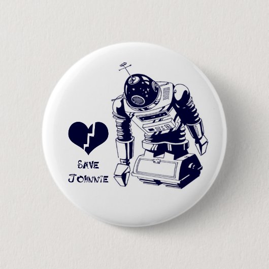 Heartbroke Android Ronde Button 5,7 Cm (Voorkant)