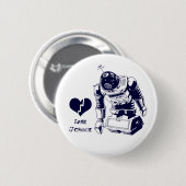 Heartbroke Android Ronde Button 5,7 Cm (Voorkant /achterkant)