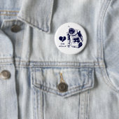Heartbroke Android Ronde Button 5,7 Cm (In situ)