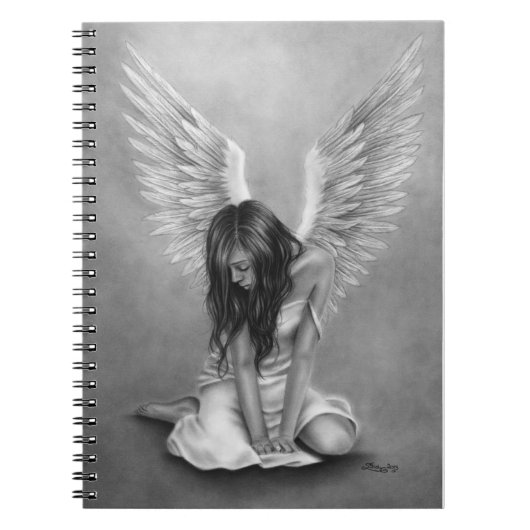 Heartbroken Angel-laptop Notitieboek (Voorkant)