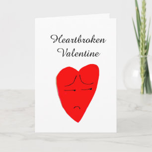HEARTBROKEN VALENTIJN kaart